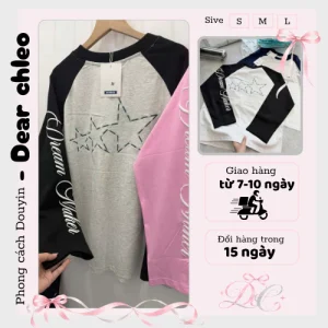 Áo Longtee Levents New Season Tay Hồng/Tay Trụ Unisex Form Rộng Size M L XL